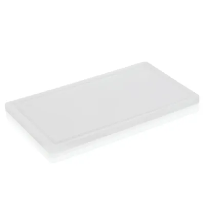 Produktbild von Schneidbrett, Kunststoff, 40x25 - 60x40 cm wählbar, mit Saftrille : 60 x 40 cm Variante: 60 x 40 cm