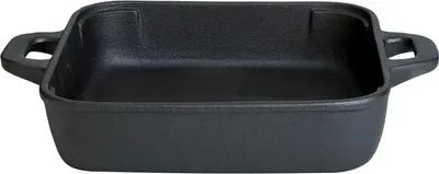 Produktbild von Gusseisenkuss® Gusseisenpfanne mit Griffen 25x25 cm Gusspfanne Gusseisen