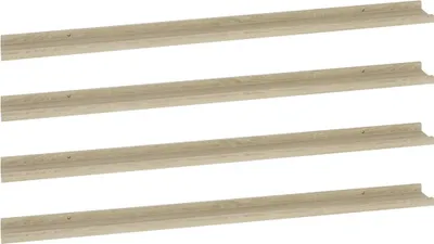 Produktbild von vidaXL Wandregale 4 Stk. Sonoma-Eiche 115x9x3 cm