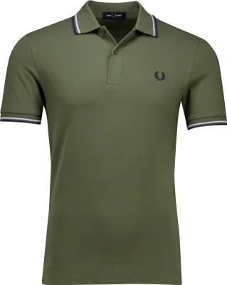 Zdjęcie produktu dla Fred Perry bawełniana koszulka polo piqué zielony