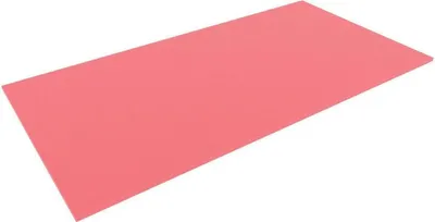 Produktbild von Schaumstoffboden rot 1000x500x10mm Schaumstoffplatte Zuschnitt