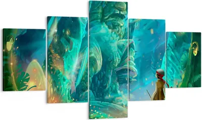 Produktbild von Bild auf Leinwand - Leinwandbild - Alt höhle geheimnis spaß - 125x70cm - Wand Bild - Wanddeko - Leinwanddruck - Bilder - Kunstdruck - Wanddekoration - Leinwand bilder - Wandkunst - EA125x70-2843