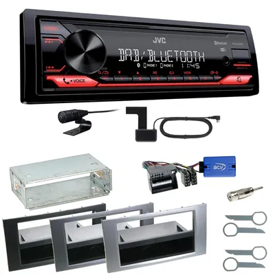 Produktbild von JVC KD-X272DBT DAB+ Bluetooth FLAC Einbauset für Ford Kuga Fusion Galaxy S-Max