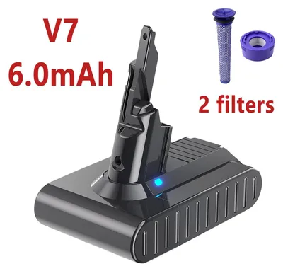 Zdjęcie produktu dla Akumulator zamienny – akumulator V7 – 21,6 V – 6000 mAh – litowo-jonowy – sam akumulator – odkurzacz bezprzewodowy – beżowy