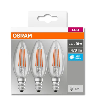 Produktbild von LEDVANCE 1214475, 4 W, E14, 470 lm, 15000 h, Kaltweiße