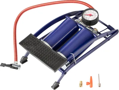 Produktbild von Fußluftpumpe inkl. Manometer Ballpumpe Luftpumpe Fußpumpe Fußball Handball