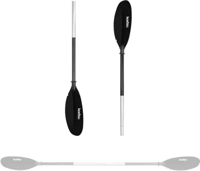 Produktbild von SUP-Paddel, Doppelendpaddel, Kajakpaddel, segmentiertes Paddel, Aluminiumlegierungsmaterial, geringes Gewicht, schwarz