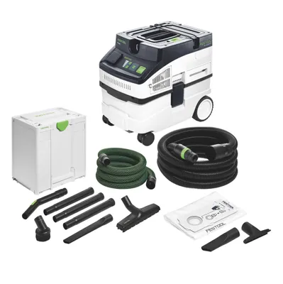 Produktbild von Festool CT 15 E CLEANTEC Absaugmobil 15 l ( 577410 ) + Festool RS-HW D 36-Plus ( 577258 ) Handwerker Reinigungsset