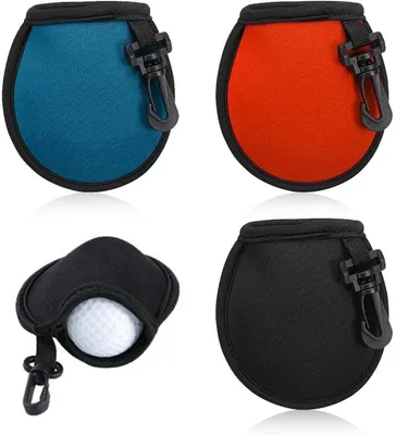 Set von 3 Tragbaren Golftaschen mit Reinigungszubehör - Für Golfbälle