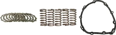 Immagine prodotto di Kit frizione per Triumph Street Triple 675 R ABS, anno di produzione 2013-2017. Include: dischi della frizione, molle della frizione, guarnizione del coperchio della frizione. Prodotto nuovo, marca pamoto