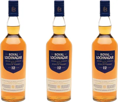 Image de Royal Lochnagar 12 ans, lot de 3, single malt, whisky, scotch, alcool, boisson alcoolisée, bouteille, 40 %, 700 ml, 615698