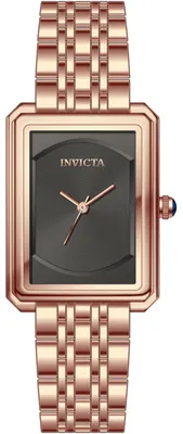 Produktbild von Invicta Wildflower 69328 Damenarmbanduhr - Quarzwerk - Edelstahl mit Grauem Zifferblatt - 26 mm