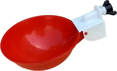 Image de INF 10 Abreuvoirs Automatiques Poulets, Grand Bol 9.5cm pour Volaille