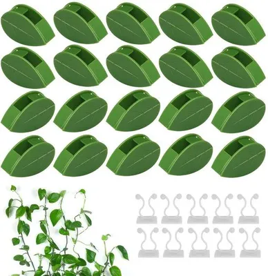 Productafbeelding van Set van 60 kunststof plantclips voor klimplanten en tuinondersteuningen