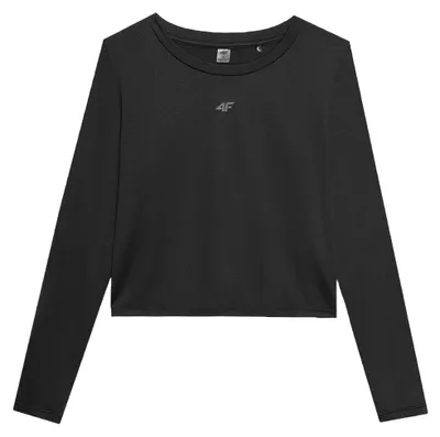 Produktbild von 4F - "F218" T-Shirt für Damen Langärmlig PP1598 (M) (Schwarz)