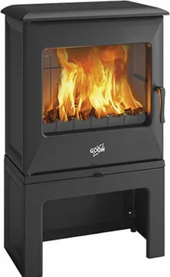 Immagine prodotto di Stufa a legna in ghisa nera da 5 kw Godin 388150PEINTANTHRACITE