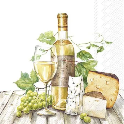Produktbild von WHITE WINE TASTING Lunch-Servietten L1027400