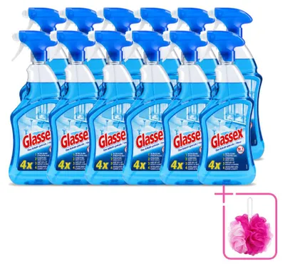 Produktbild von 12 x Glassex Glas- und Multi-Reinigungsspray - 750 ml - Sparpackung - 12 Stücke