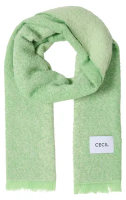 Zdjęcie produktu dla Cecil Jacquard, szal, ciemny bambusowy zielony, model A