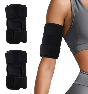 Produktbild von Oberarmbandagen 2 Stück, elastische Kompressionsmanschette, für Fitness