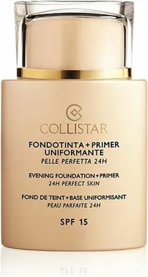 Produktbild von Collistar Even Finish Foundation + Primer, Flasche, Creme, Jeder Hauttyp, Anheben, Grundierung, Schutz, Glättend, Licht, Ivory
