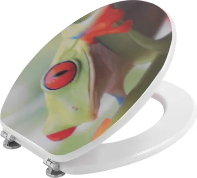 Immagine prodotto di Copriwater sedile wc con decoro rana e disegno 3d