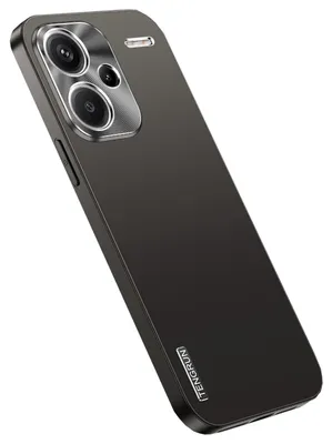 Immagine prodotto di Per Xiaomi Redmi Note 13 Pro Plus Custodia per cellulare in metallo con finitura opaca nera