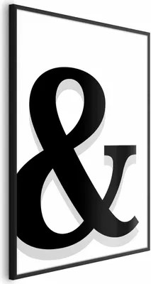Produktbild von Posterpapier Poster - Decorative Letter 40x60 cm Text m-A-0859-ao-a