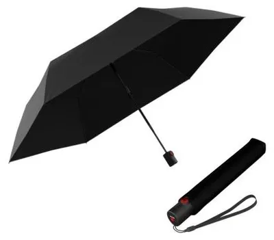 Obrázek produktu pro Knirps KNIRPS U.200 Black with black - elegantní plně automatický deštník