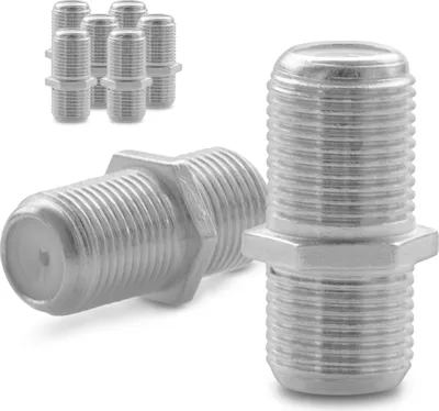 Produktbild von F-Verbinder Sat Buchse 8x Antennen Koaxialkabel Kabel Adapter Kupplung Koaxial