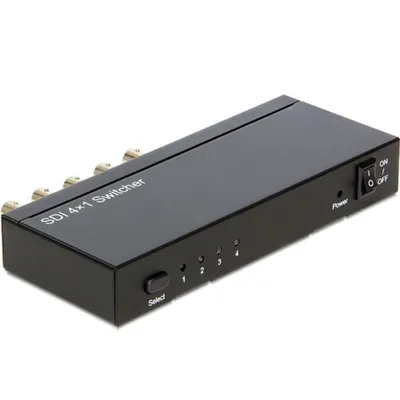 Produktbild von Delock 4 > 1 - Video-Schalter x 3G-SDI - Desktop