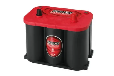 Immagine prodotto di Optima Red Top RT R - 4,2, 12V 50Ah, batteria di avviamento AGM, tecnologia Spiralcell incl. 7,50 € di cauzione