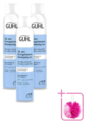 Image de 3 x Shampooing sec Guhl Volume & Fraîcheur - 200 ml - Pack économique - 3 pièces