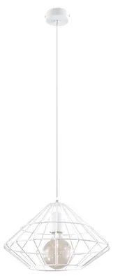 Produktbild von Pendelleuchte, Stahl weiß, Käfig, 33 cm