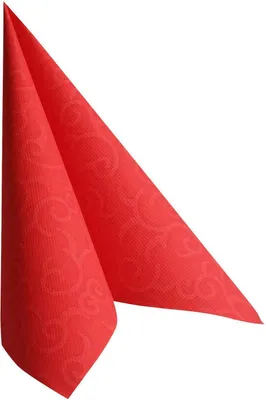 Produktbild von Papstar, 50 Servietten "ROYAL Collection" 1/4-Falz 40 cm x 40 cm rot "Casali", #