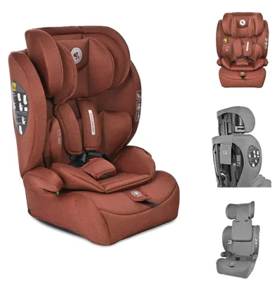 Produktbild von Lorelli Adventure Kindersitz – Seitenaufprallschutz, verstellbare Kopfstütze, waschbarer Bezug, komfortabel für Alltag & Reise