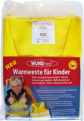 Produktbild von Warnweste gelb für Kinder 4260206624196