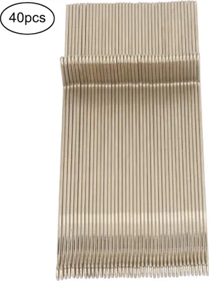 Obrázek produktu pro 40 kusů ocelových jehel do pletacích strojů, tkalcovské nářadí, tkalcovské příslušenství, vhodné pro KH230, 14,2 cm