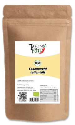 Produktbild von Tasty Pott  Sesammehl - teilentölt - im Beutel - 1 Beutel