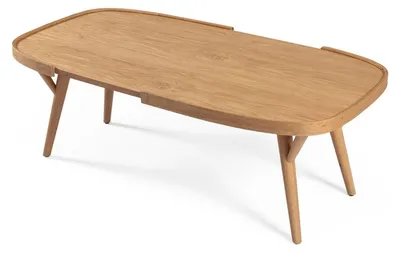 Produktbild von Skye Decor, Hochwertiger Nesting Tisch (3 Teile) - Saphir Eiche, 100% Eiche, 121 cm