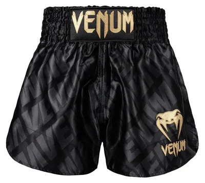 Productafbeelding van Venum Contender XT Muay Thai shorts, zwart/goud, heren, maat S