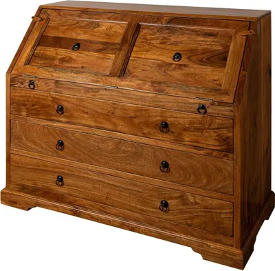Produktbild von MASSIVMOEBEL24.DE Sekretär Akazie 107x50x100 honig lackiert OXFORD #0515