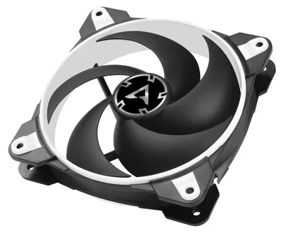 Produktbild von ARCTIC BioniX P120 (Weiß) – 120 mm PWM PST Gaming Lüfter optimiert für statischen Druck, Ventilator, 12 cm, 200 RPM, 2100 RPM, 0,45 Sone, 114,79 m³/h
