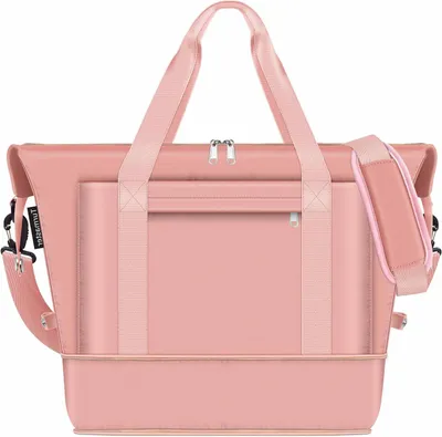 Productafbeelding van Reistas Dames Handbagage 40x20x25 - Opvouwbare Weekender Sporttas