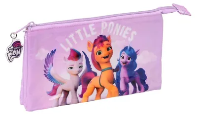 Image de My Little Pony Dreifach-Federmäppchen Flieder