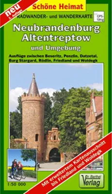 Produktbild von Radwander- und Wanderkarte Neubrandenburg, Altentreptow und Umgebung 1:50000