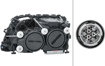 Produktbild von HELLA Scheinwerfer Rechts passend für MERCEDES-BENZ ACTROS MP2 / MP3 1EL 009 513-221