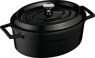 Zdjęcie produktu dla LAVA Metalowy garnek 7 l żeliwny czarny LVOTC31K2B