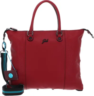 Produktbild von Gabs Leder Schultertasche G3 Plus TG Bull Black Shoulder Bag Fire rot