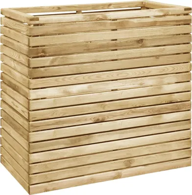 Image de Lit surélevé 100x50x100 cm Bois de pin imprégné